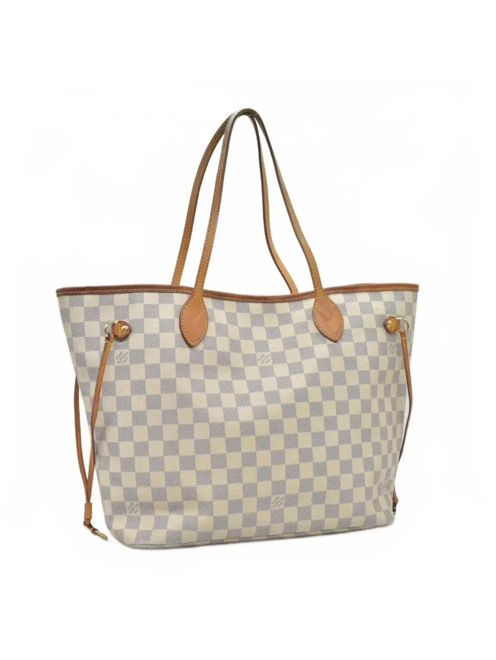 $2130 2014 Louis Vuitton  Damier Azur Neverfull MM AR1134